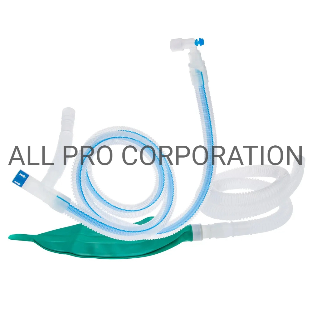 PVC Medical Corrugated Anesthesia circuit tube extensible ondulé pour USI