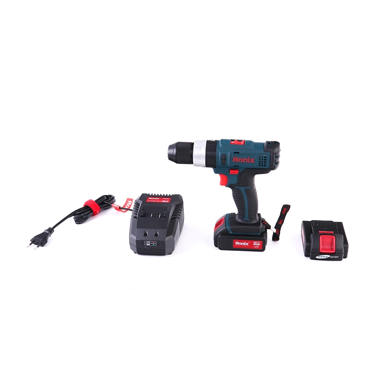 Ronix Hot Selling Model 8614 14.4V Li-ion 2-Speed Waterproof Cordless Impact Drill Driver