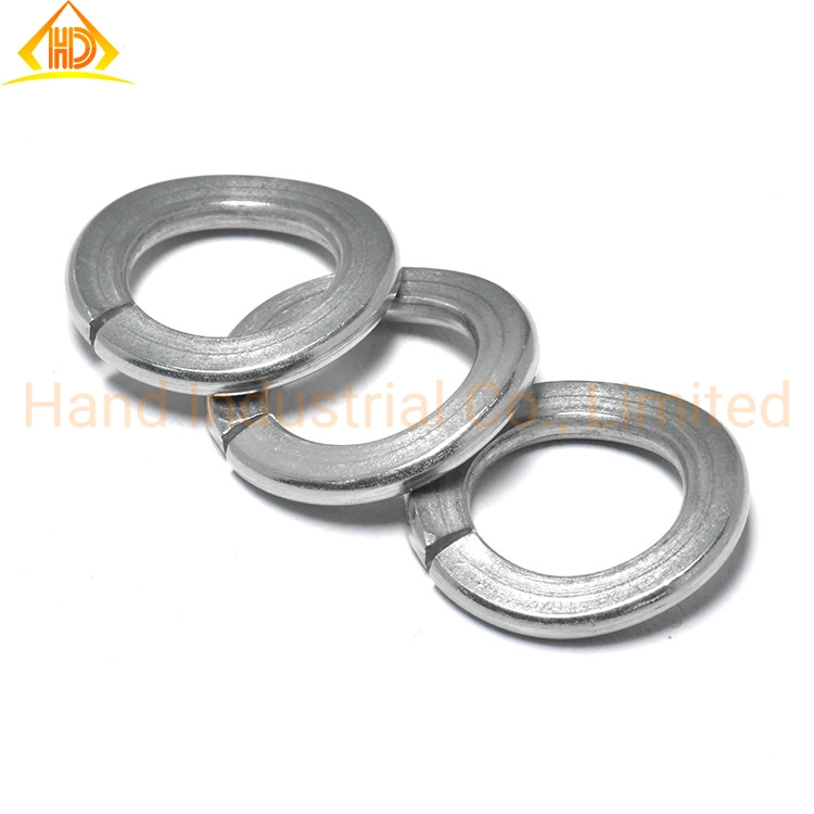 Hand Industrial DIN128b 18-8 18-10 Stainless Steel Curved Wave Single Coil Split Spring Lock Washers