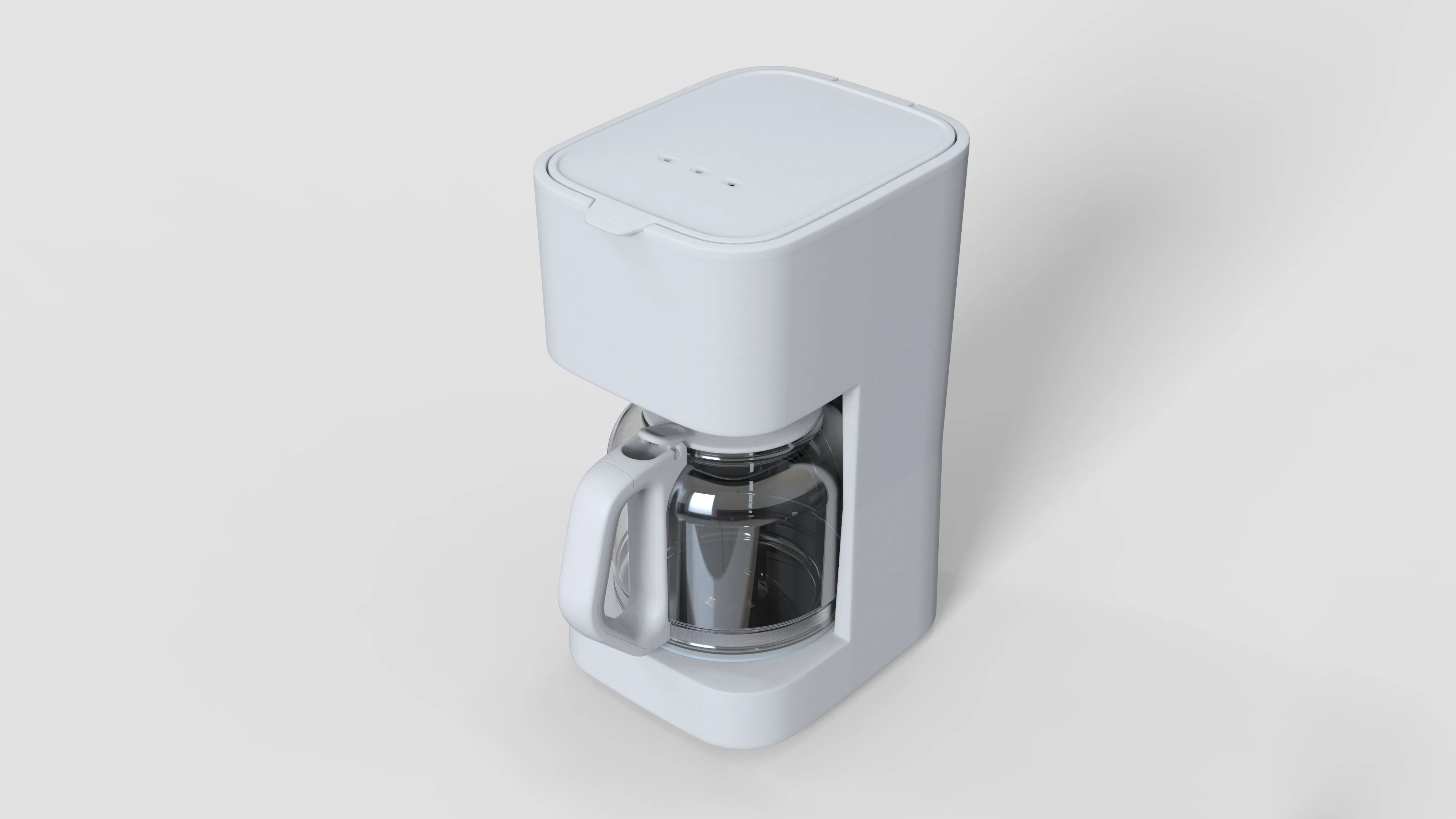 1000W automático de plástico 10 tazas Cafetera de goteo filtro eléctrico de la máquina (9961)