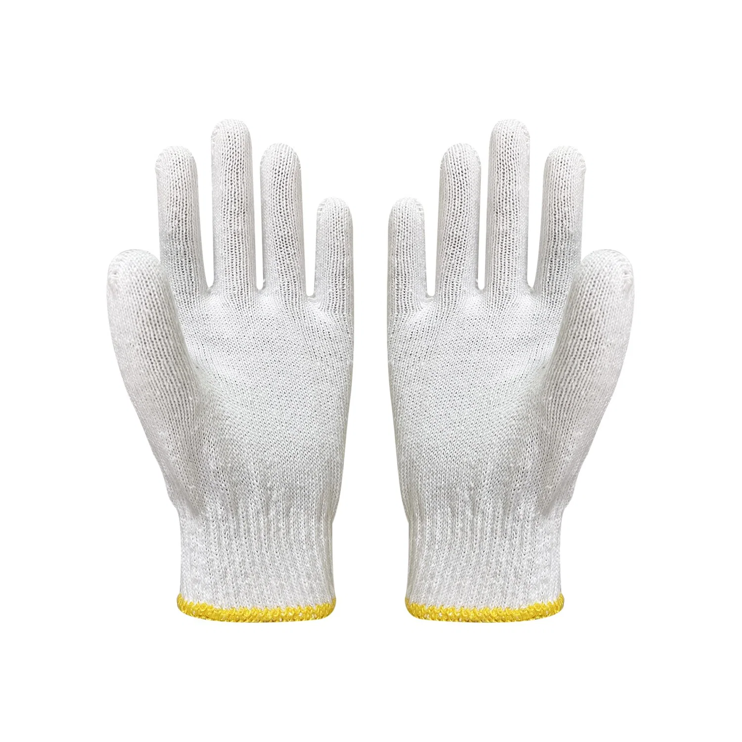 Industrial Cheap White Cotton Gloves Knitted Work Hand Gardening Safety Gloves