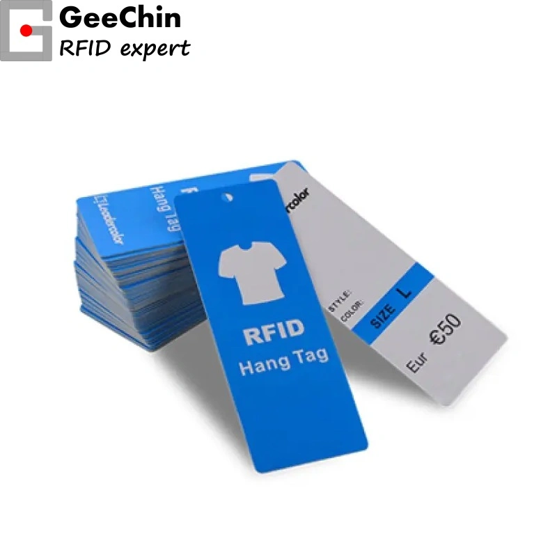 Garment Sticker Supplier Custom RFID Clothing Label Hang Tags RFID Hangtags