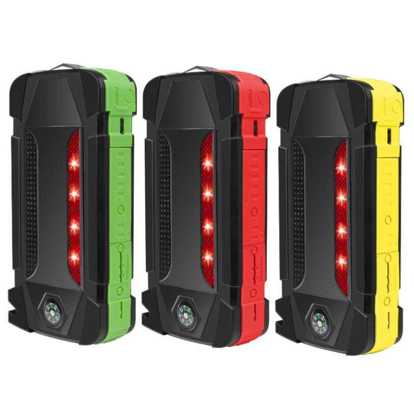 5V 12V 16V Car Jump Starter Multi-Function Peak Battery Booster Emergency Charger with LED Flashlight