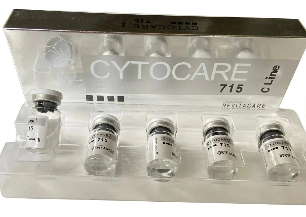 France Cytocare 715 peau Booster blanchiment injection acide hyaluronique soutireuse Anti-Wrinkle enlever les rides peau régénération cellulaire cytocare 516/532/640