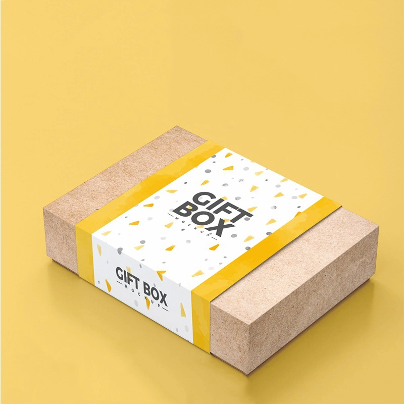 Caja de papel impreso el logotipo personalizado de alimentos de la camisa de manga de contenedores de alimentos de envoltura