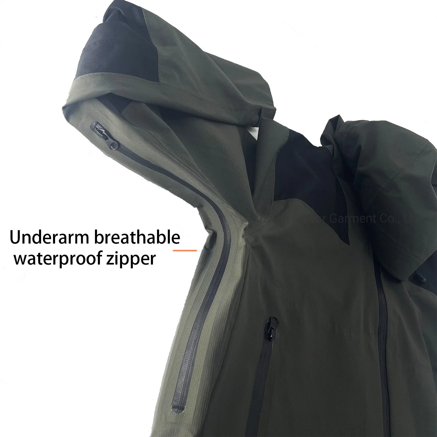 Wholesale/Supplier Factory Night Green Outdoor Mountaineering Camping Waterproof Rain Jackets