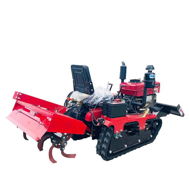 25HP Ride on Cultivator Rotary Tiller Garden Mini Tractor Agriculture Equipment with Hitching Tool