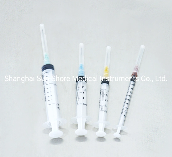 Disposable Syringe Luer Lock with Neddle or Without Needle