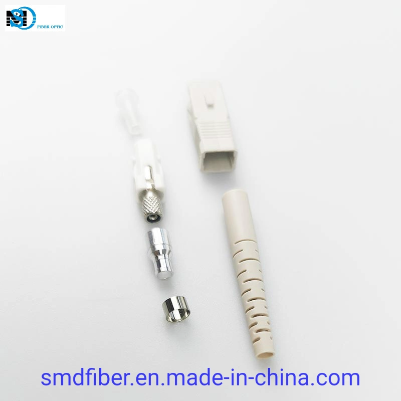 Sc/Upcmultimode simple parche de fibra óptica Kit de conectores de cable