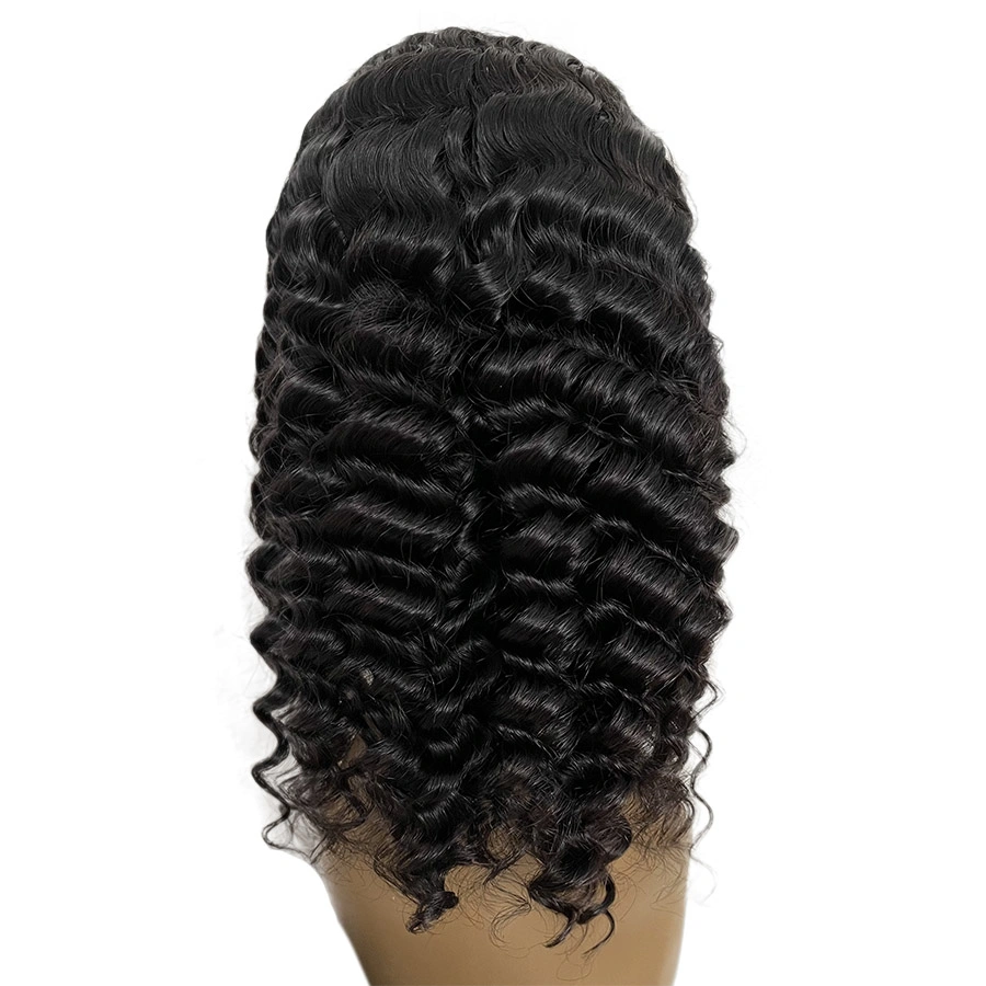 High quality/High cost performance  Wholesale/Supplier Deep Wave Brazilian Human Hair 13*4 Frontal Lace Wig