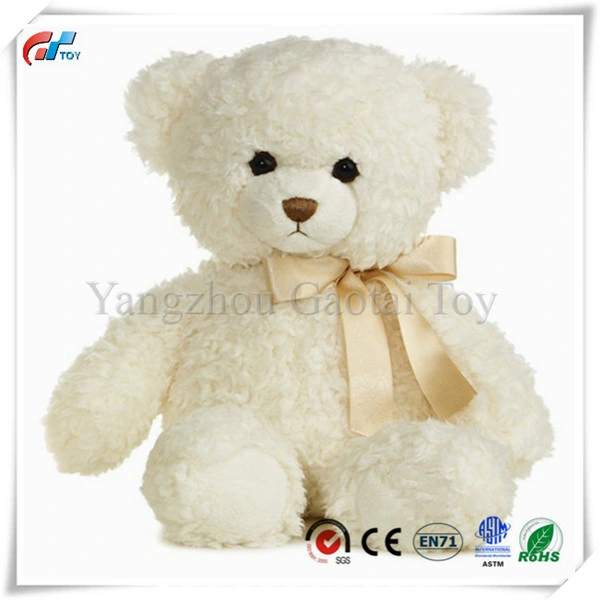 White 16" Huggles Plush Stuffed Animal Teddy Bear