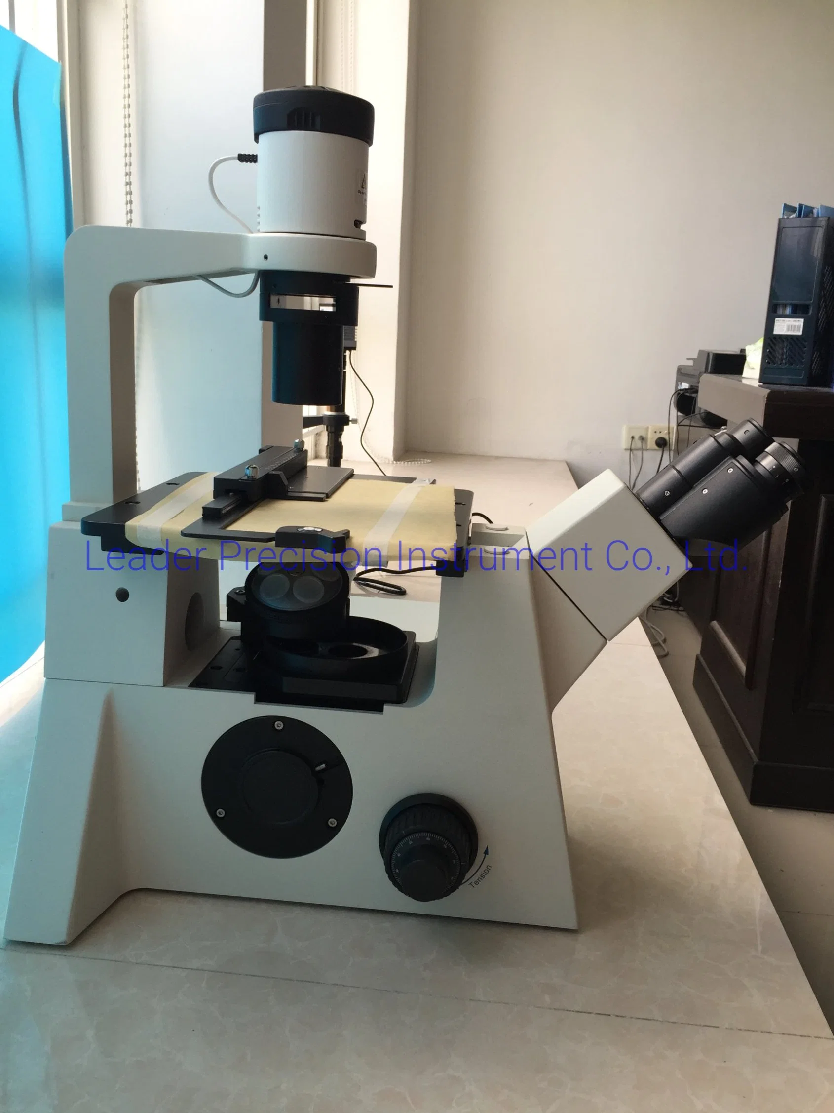 Binokulares optisches Hellfeld-Mikroskop mit Phasenkontrast-Objektiv (LIB-305)