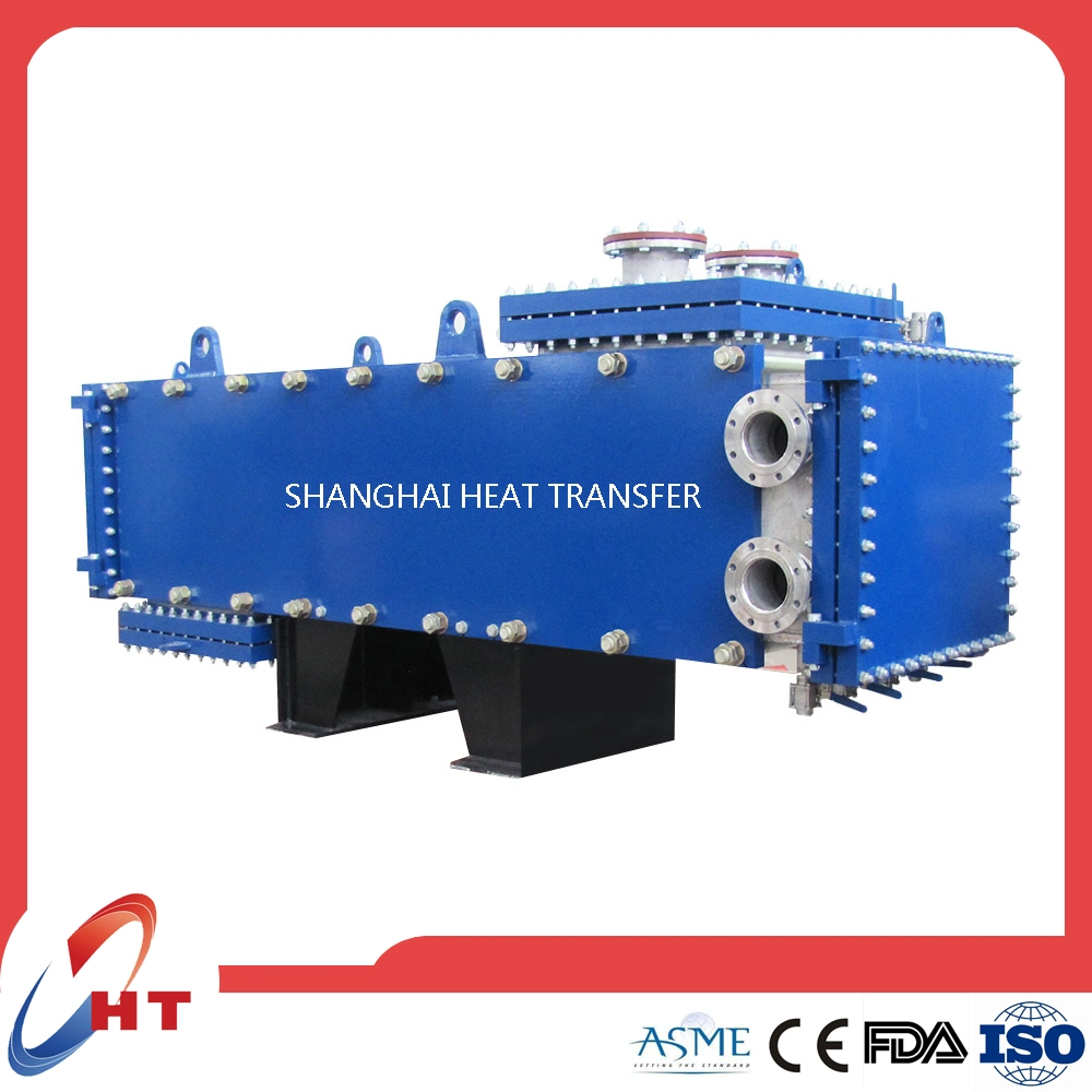 Marine High quality/High cost performance  Welded Plate Heat Exchanger Low Pressure Vapour Condenser with Sea Water