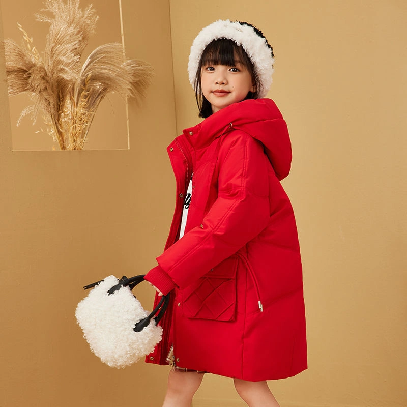 Customized Winter New Korean Fashion Casual White Duck Down Kids Apparel