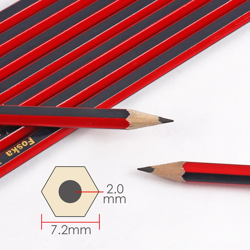 Stationery Office 7'' Good Quality Wooden Hb Pencil with Eraser