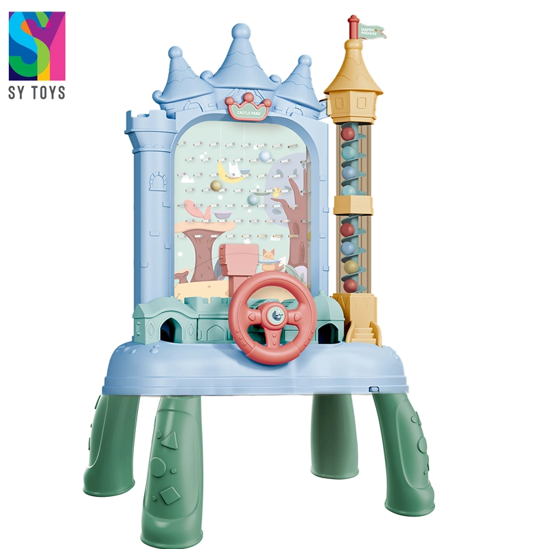 Jogo de mesa elétrico Castle Early Education SY Toy Kids Máquina de esfera