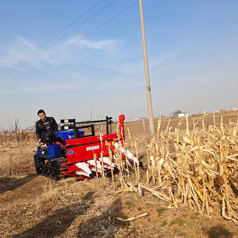 Petite maison verte droit du tracteur à chenilles de moteur diesel Compact Multi fonction pulvérisateur 9 en 1 pince à préhension de semis d'engrais de haute qualité ajoutée de râteau