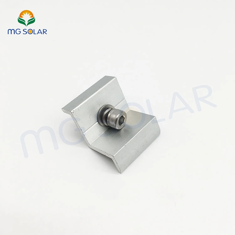 2023 Factory Direct Supply Solar Mounting Structure Side Pressure Block Solar Thin Film Side Pressure Aluminum Solar End Clips