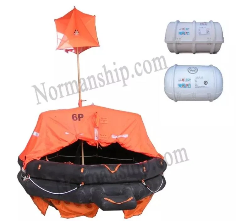 Factory Price Throwing Inflatable Life Raft for 20 Person