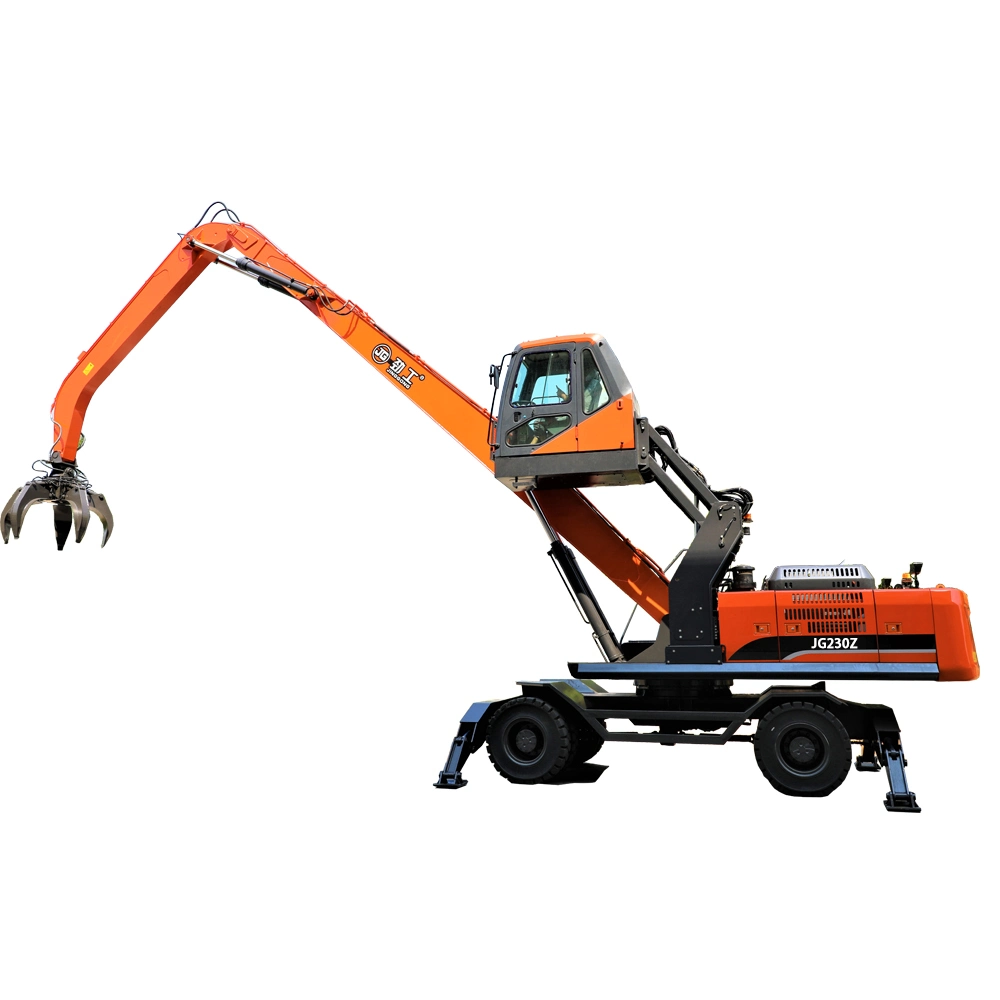 Scrap and Recycling and Material Handling Specialists Jinggong Excavator Equipment with Grapple