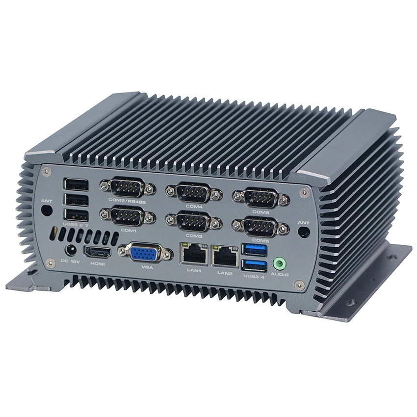 Intel 3855u Dual LAN 6 RS232 6 USB Embedded Industrial PC Computer