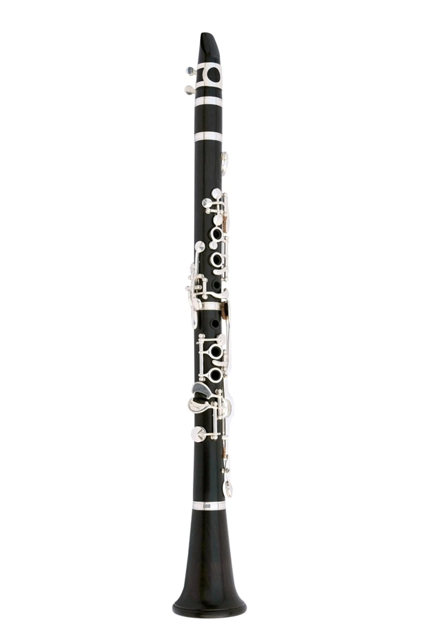 German Style Wooden Clarinet, Silver Plated Key