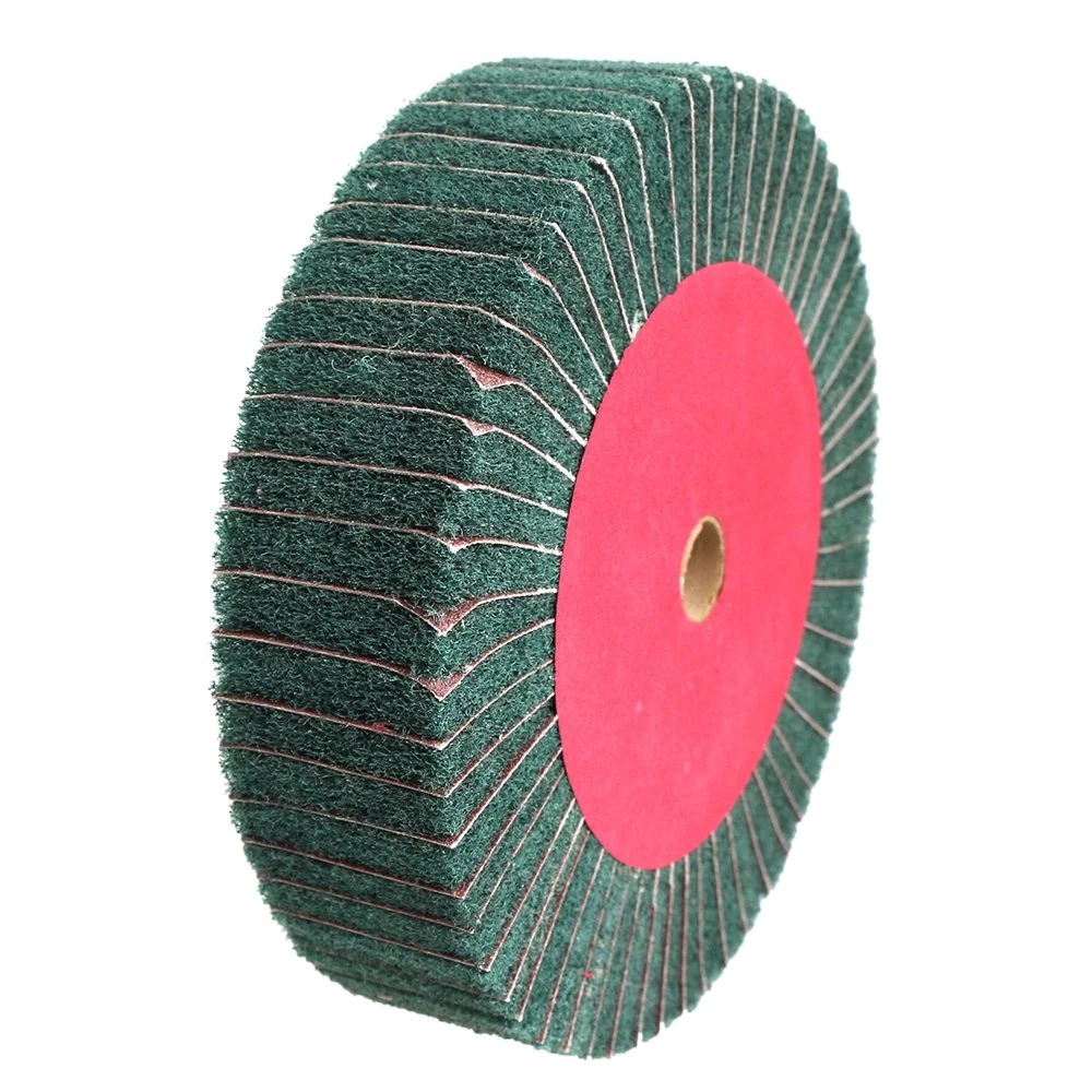 Abrasive Nylon Polishing Wheel Nylon Fabric Polishing Wheel 8''x2''9p for Stainless Steel Metal Copper Aluminum Marble