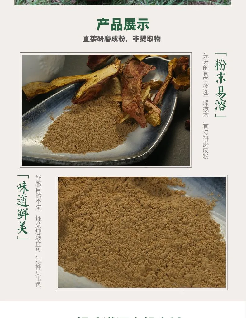 Dried Porcini Mushroom Powder Boletus Edulis