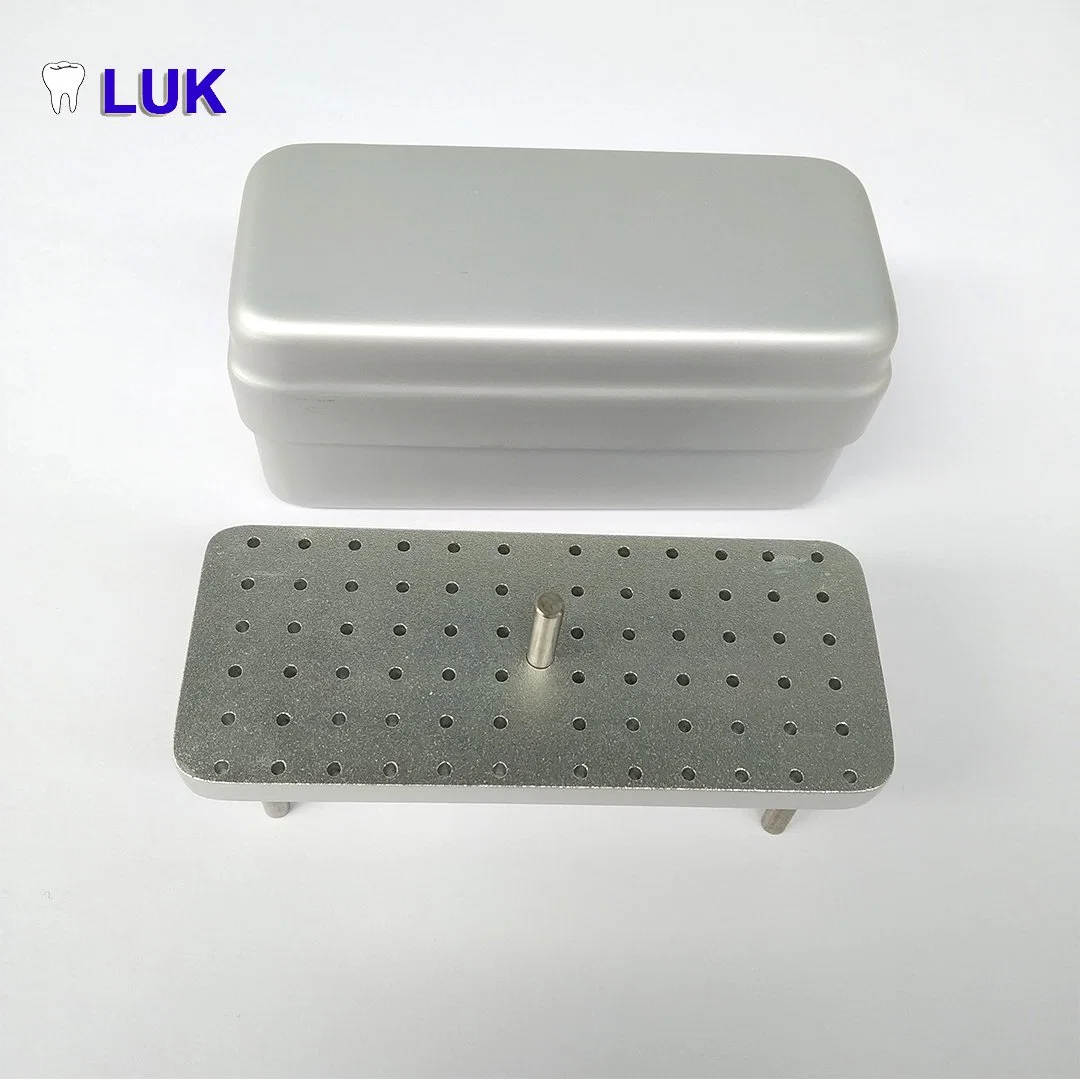 High Quaity Aluminium Sterilization Box Disinfection Box for Dental Burs