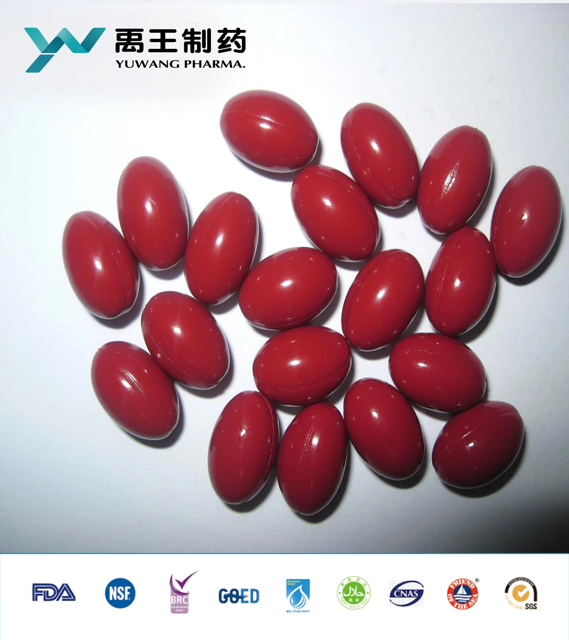 Brc/NSF/ISO Yuwang OEM Plant Spirulina Softgel Capsule Health Food for Adult in Bulk