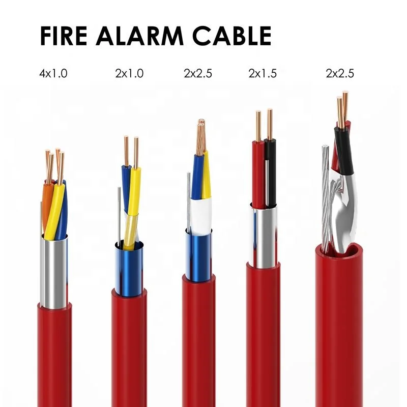 2c 3c 4c 1.2c 1.5mm câble d'alarme incendie Simplex avec câble de sécurité de l'alarme de vente au détail