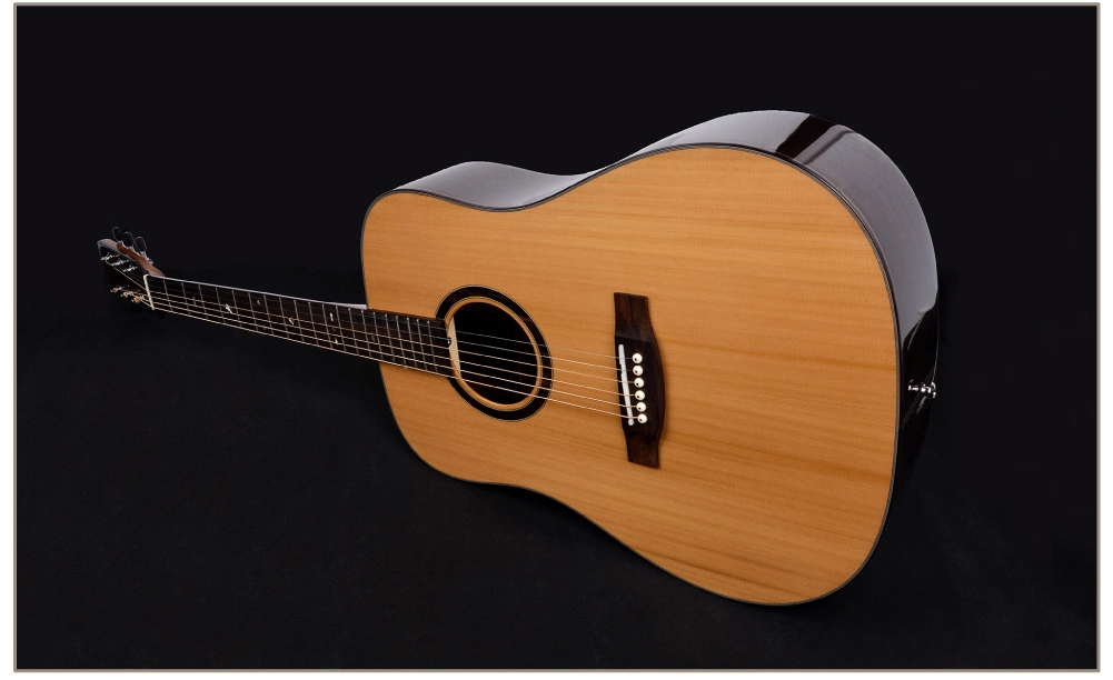 Wholesale/Supplier Solid Wood Dreadnought Acoustic Guitar Made in China