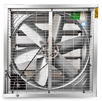 Ventilador de escape y sistema de almohadilla de enfriamiento para invernadero