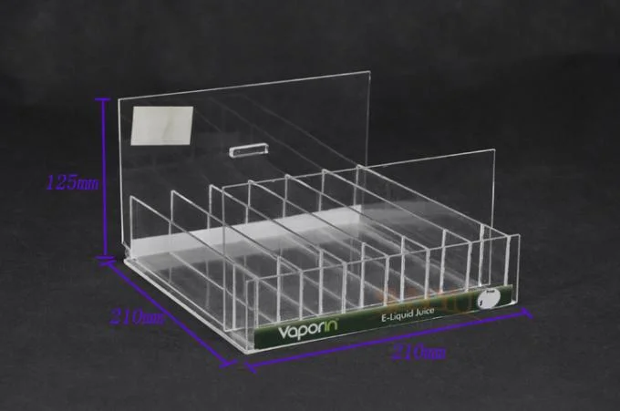 Perpex Rack E Liquid Clear Acrylic Display Stand