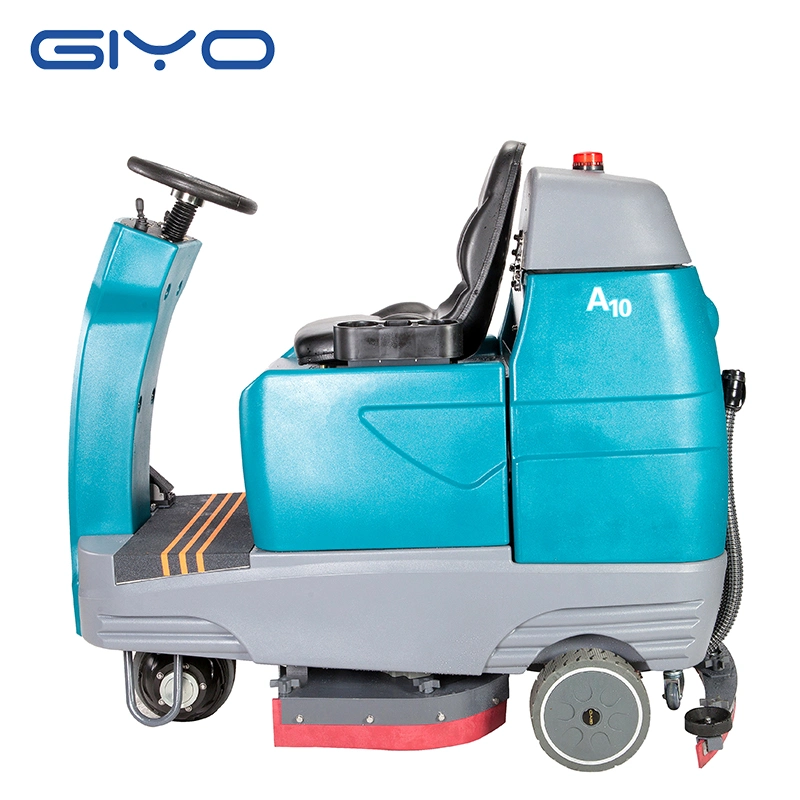 Double Brushes Airport Ride on Electric Washing Floor Cleaning Machine