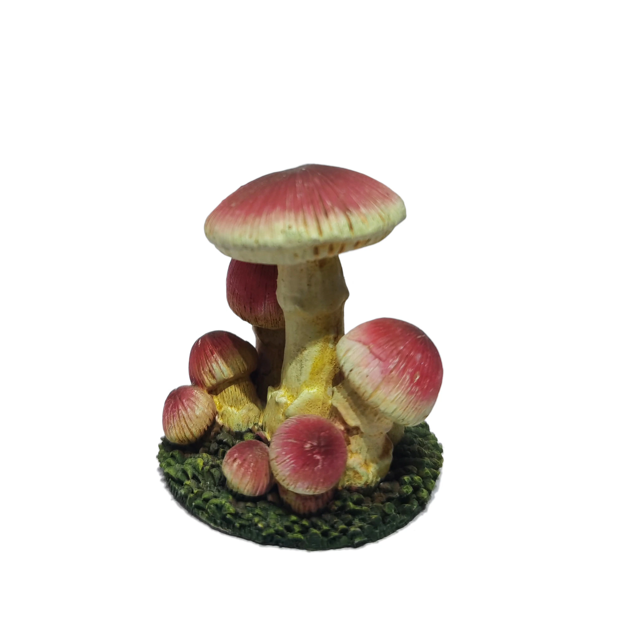 Cute Landscape Mushroom Ornaments Resin Fairy Garden Mushroom Succulent Cabochons Kawaii Decoration Charms