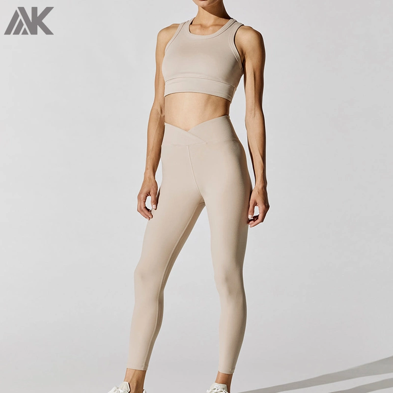 Custom Sports Bra Wholesale Athletic Apparel Women Leggings and Tops