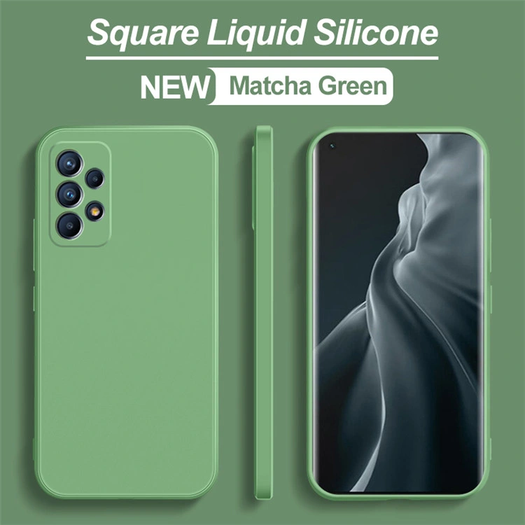 Anti-Drop Square Liquid Silicone Mobile Phone Case for Samsung Galaxy A52 5g/Samsung Galaxy A32 5g/A12 5g