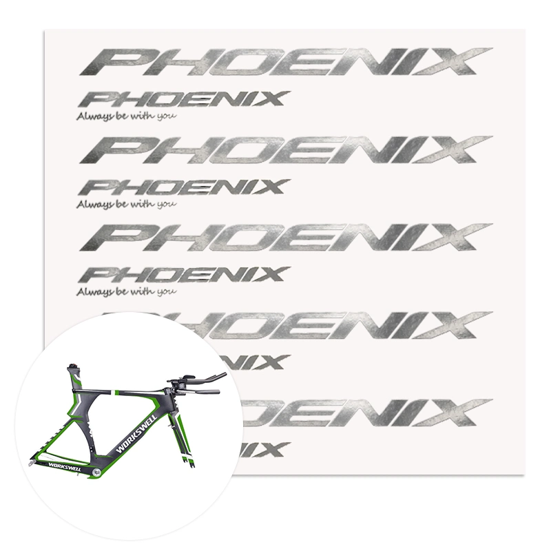 Asia Printing Service Factory Not Easy to Drop and Outdoor Durable 635*457mm Water Transfer Decals Printing for Bicycle Frame