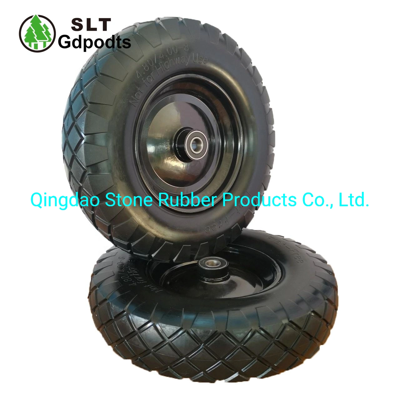 16X4.00-8 Solid PU Foam Wheel for Wheelbarrows and Carts