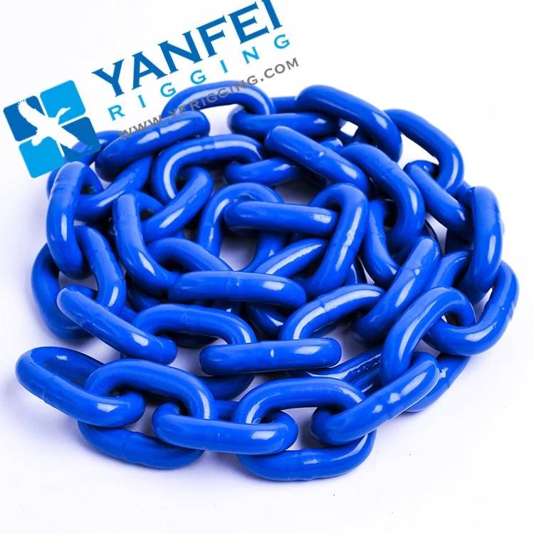 Factory Black/Blue Finished Grade 80/100 En818-2 Alloy Steel Lifting Chain G80 Chain