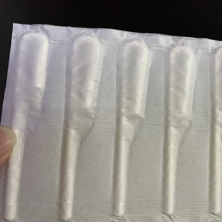 Food Grade Flexible desechable papel doblado de paja de agua potable libre de tintes en forma de U pajitas de papel flexible