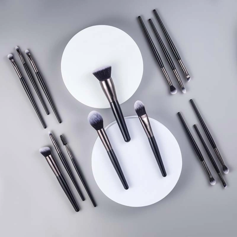 Hot Sell Cosmetics Brushes OEM Acceptable 15PCS Professional Makeup Brushes Set for Promotional Gift