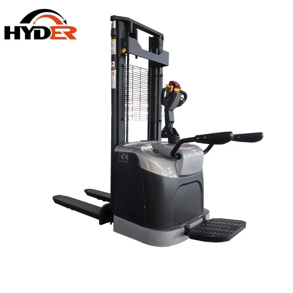 Factory Price Electric Stacker Material Handling Equipment Standing-on Stacker Lifting Height 3000mm