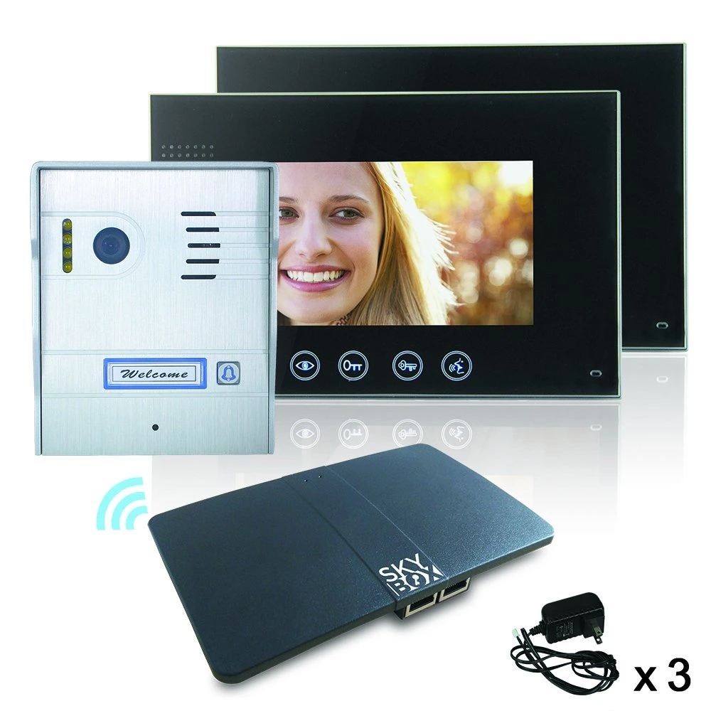 Doorphone-7inch Video Doorphone Kit for Villa House