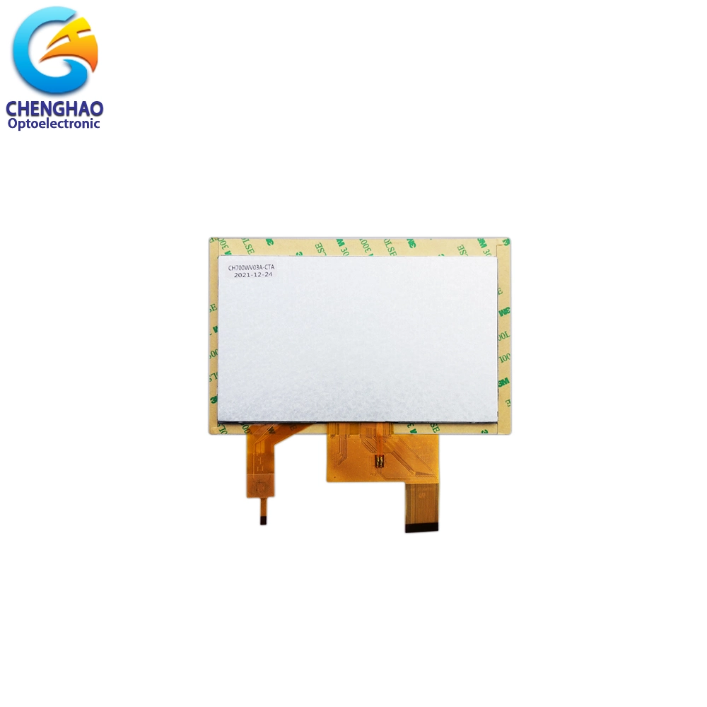 Custom 800*480 7 Inch -20~+70 Celsius Wide Temperature LCD Module