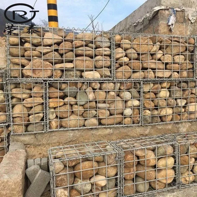 Gabion soldado recubierto de PVC colchón de gabion caja 2*1*1m para River Banco