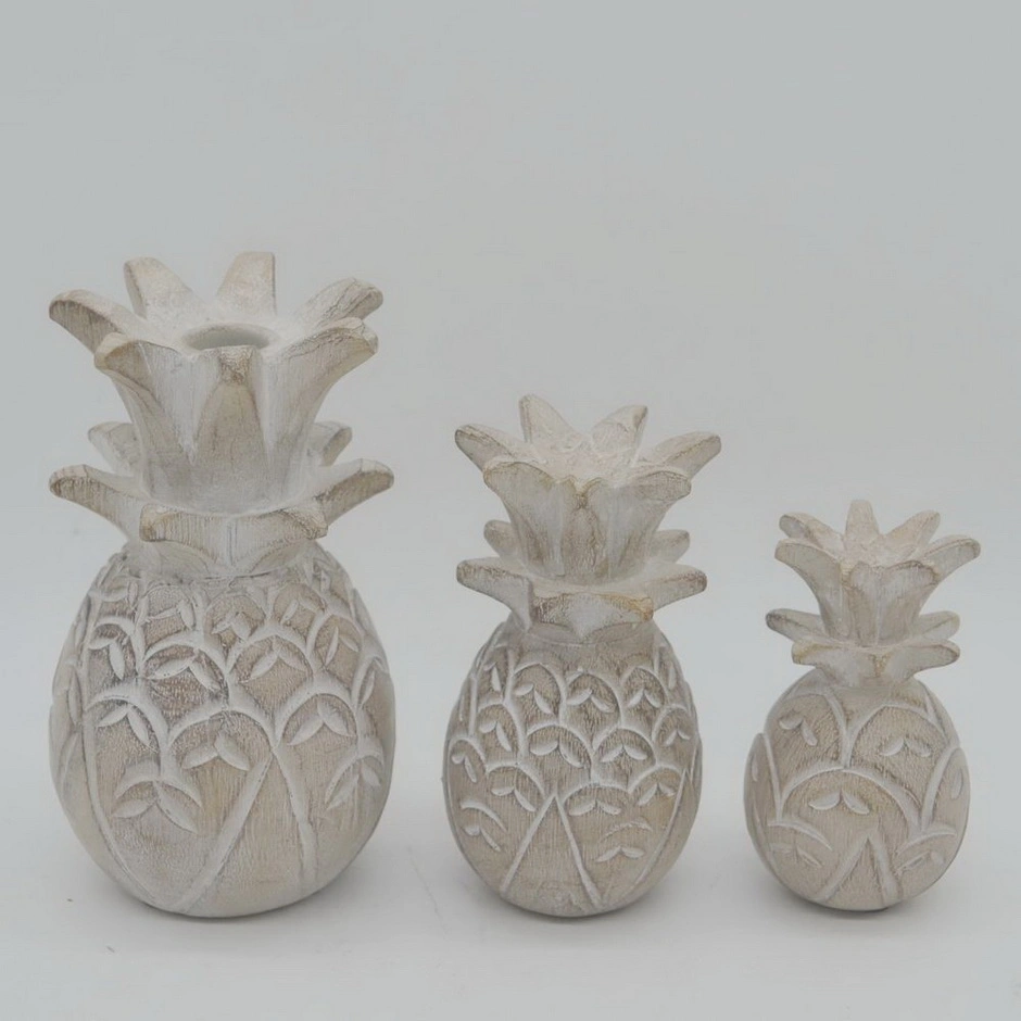 Manufacturer Wholesale/Supplier High quality/High cost performance Resin Pineapple Candle Holders