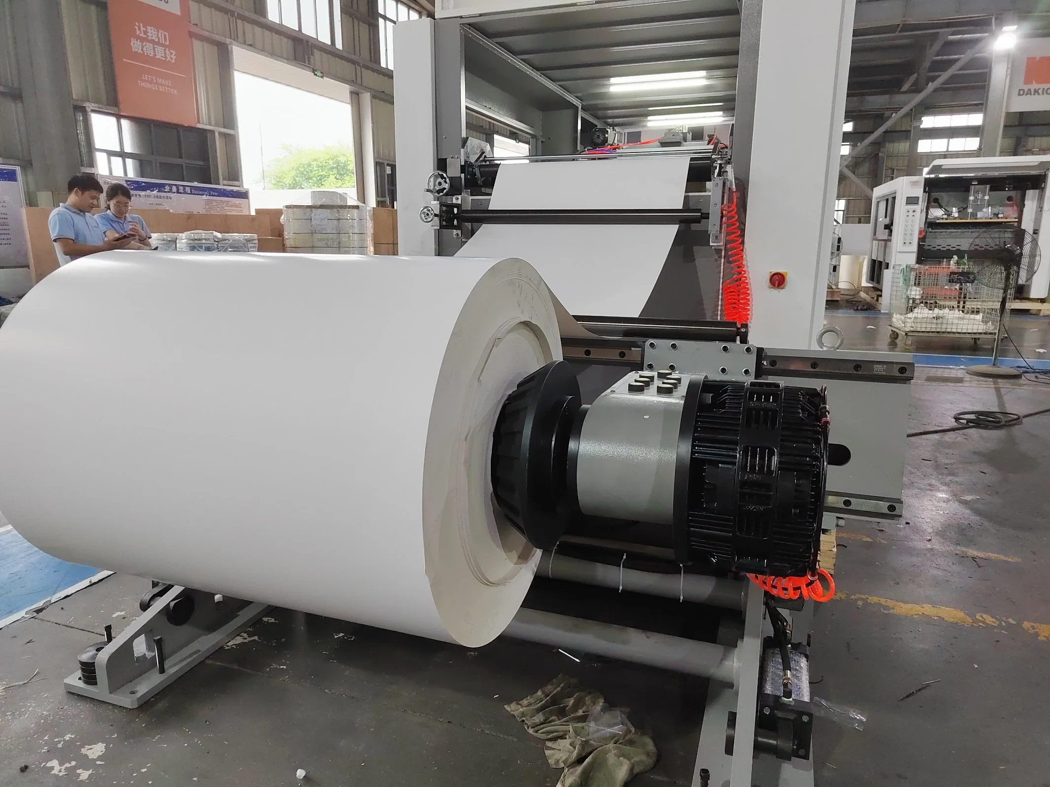High Speed Automatic Roll Paper Cup Die Cutting Machine Paper Bowl Roll to Sheet Creasing Making Machine