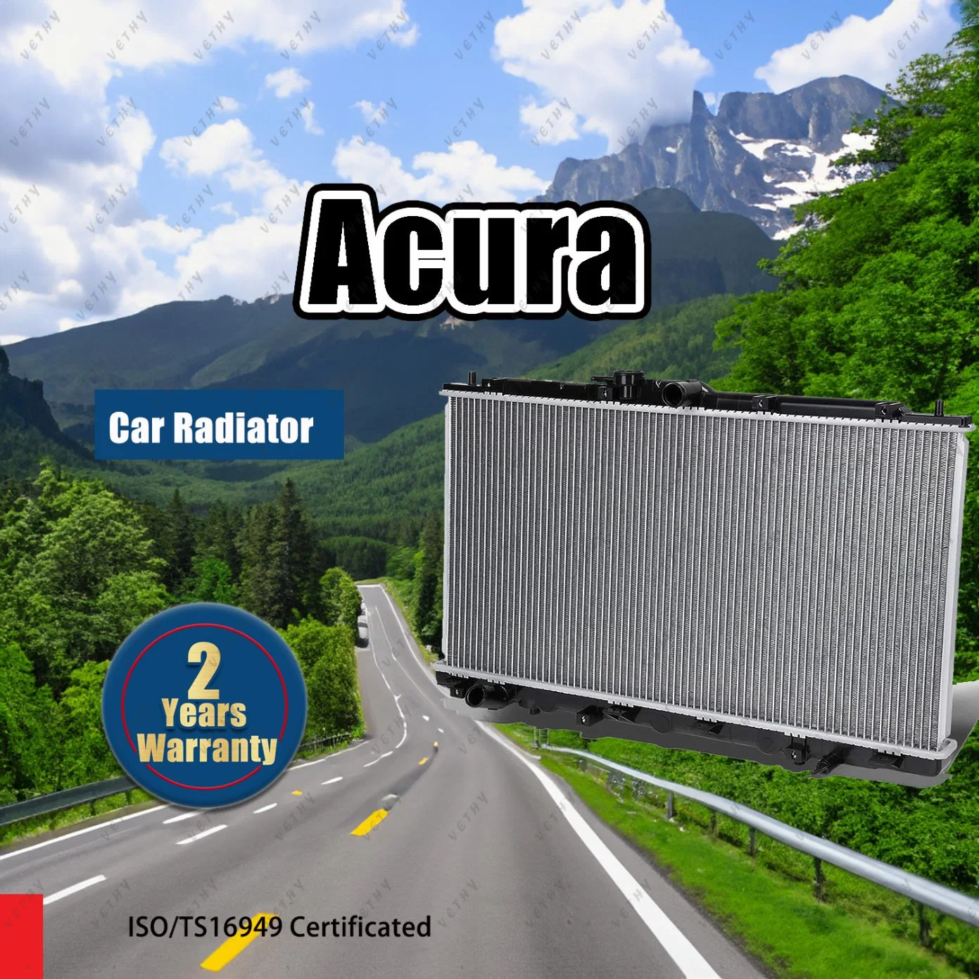 Acura Rlx Car Radiator - Premium Cooling Solution, Optimal Heat Dissipation, Durable Build